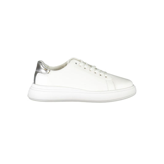 Calvin Klein Chic White Sneakers with Contrast Details - SMARTMARTNZ