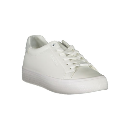 Calvin Klein Elegant White Sneakers with Contrast Detailing - SMARTMARTNZ