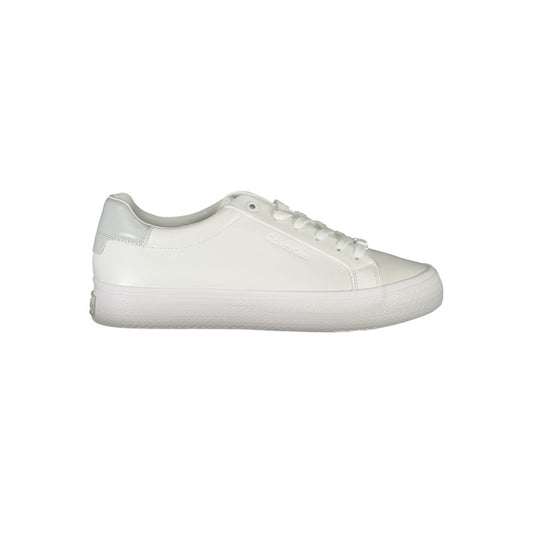 Calvin Klein Elegant White Sneakers with Contrast Detailing - SMARTMARTNZ