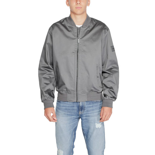 Calvin Klein Gray Organic Cotton Jackets & Coat - SMARTMARTNZ