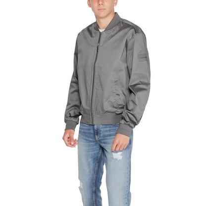 Calvin Klein Gray Organic Cotton Jackets & Coat - SMARTMARTNZ