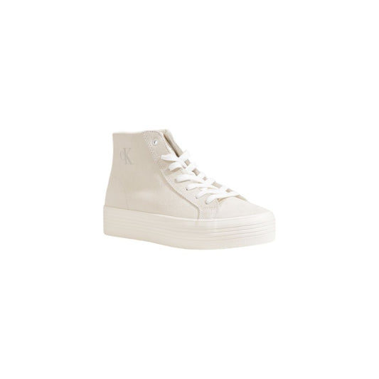 Calvin Klein Jeans Beige Suede Leather Sneaker - SMARTMARTNZ