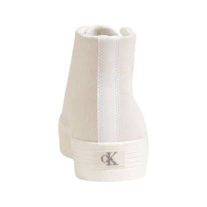 Calvin Klein Jeans Beige Suede Leather Sneaker - SMARTMARTNZ