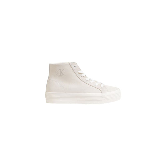 Calvin Klein Jeans Beige Suede Leather Sneaker - SMARTMARTNZ