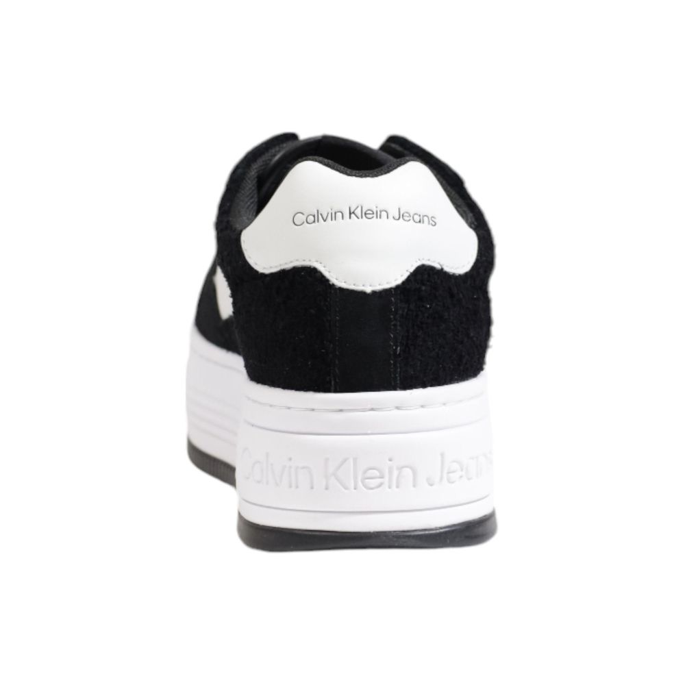 Calvin Klein Jeans Black Leather Sneaker - SMARTMARTNZ
