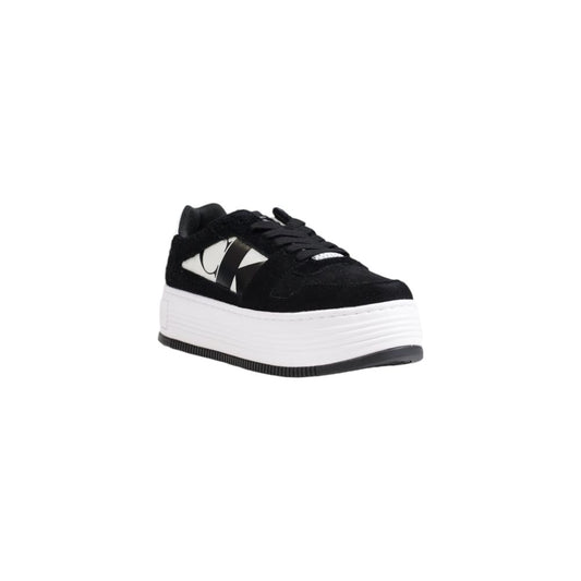 Calvin Klein Jeans Black Leather Sneaker - SMARTMARTNZ
