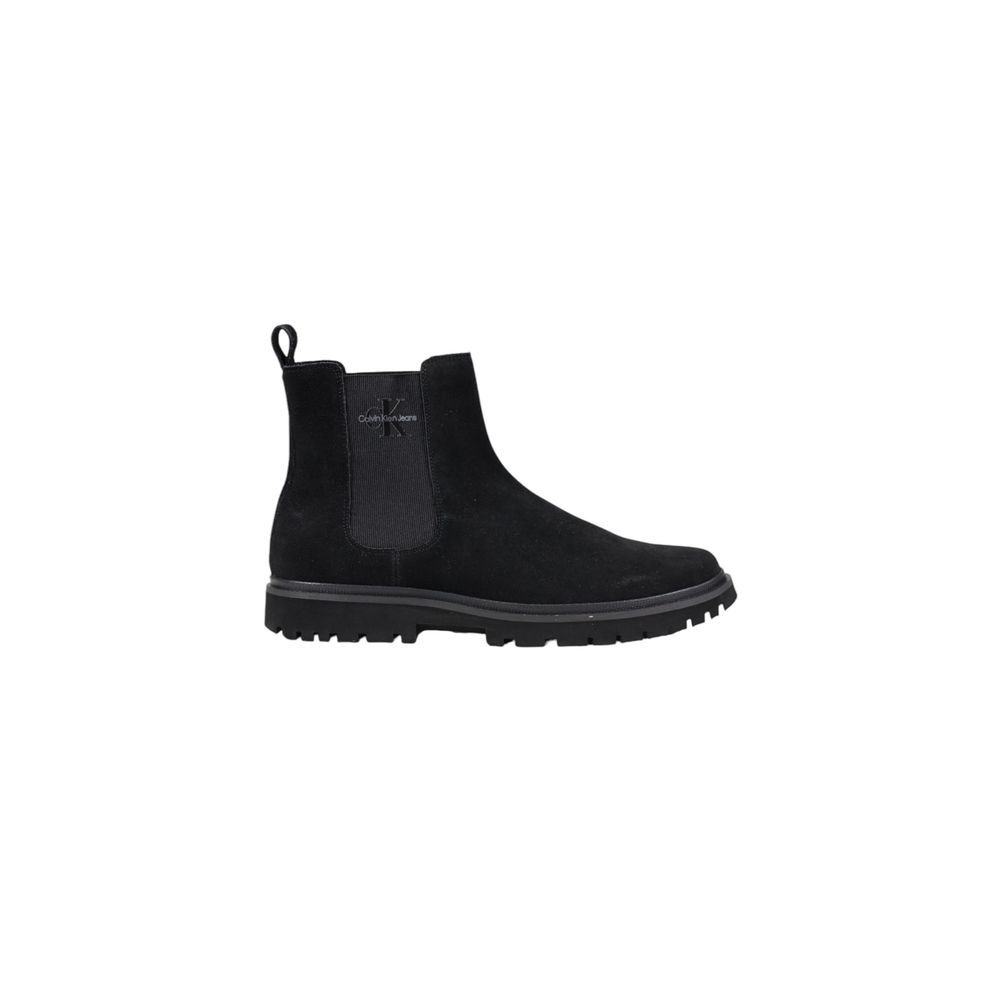 Calvin Klein Jeans Black Suede Leather Boot - SMARTMARTNZ