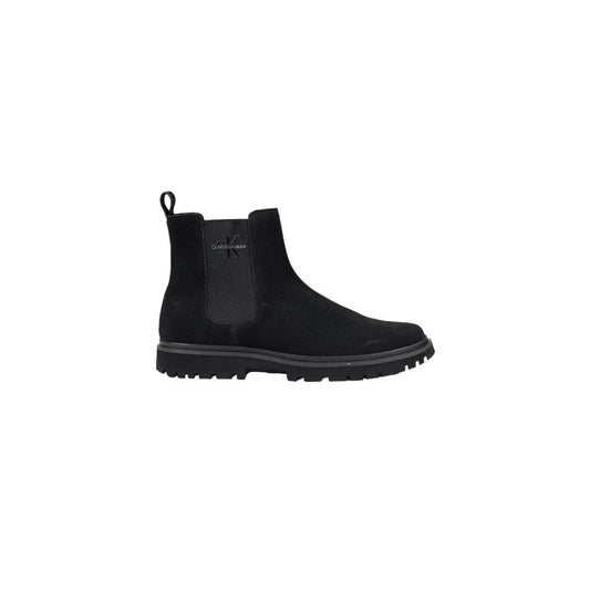 Calvin Klein Jeans Black Suede Leather Boot - SMARTMARTNZ