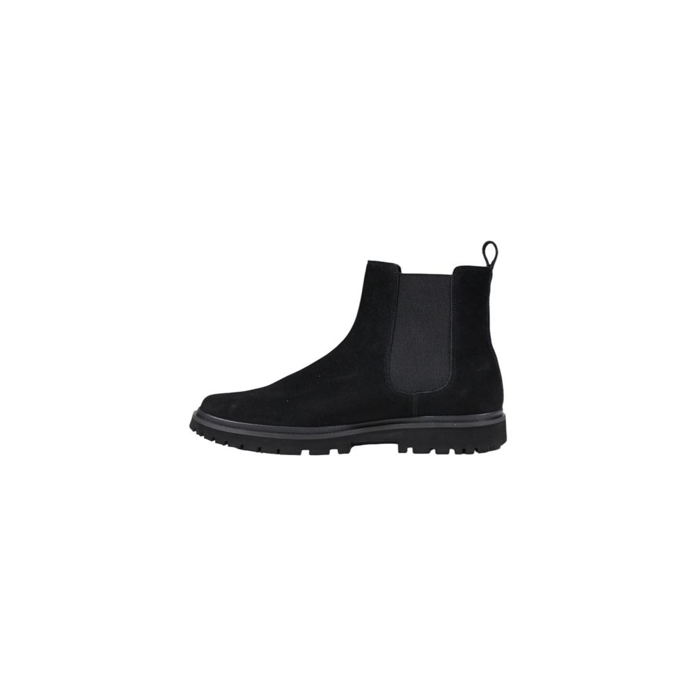 Calvin Klein Jeans Black Suede Leather Boot - SMARTMARTNZ