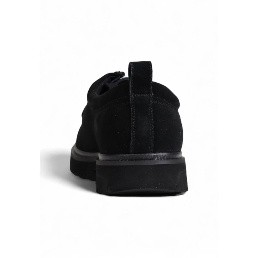 Calvin Klein Jeans Black Suede Leather Oxfords And Derby - SMARTMARTNZ