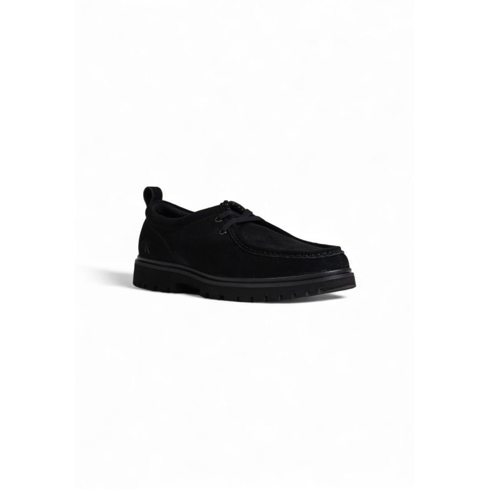 Calvin Klein Jeans Black Suede Leather Oxfords And Derby - SMARTMARTNZ
