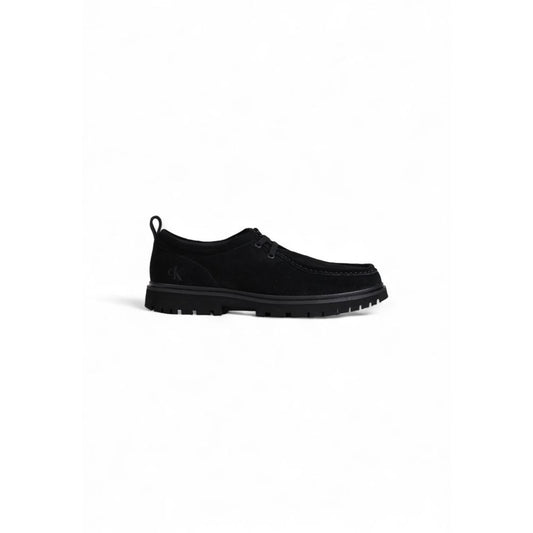 Calvin Klein Jeans Black Suede Leather Oxfords And Derby - SMARTMARTNZ