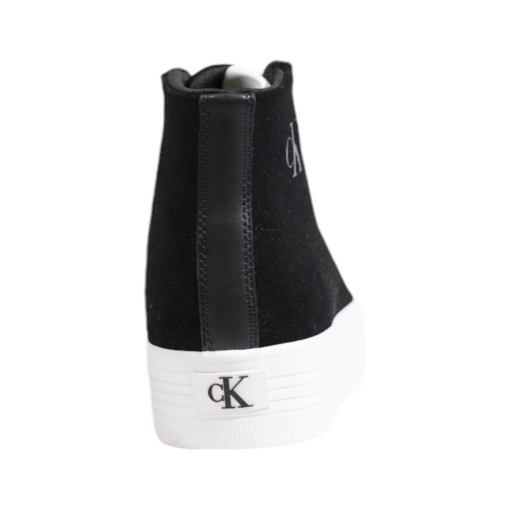 Calvin Klein Jeans Black Suede Leather Sneaker - SMARTMARTNZ