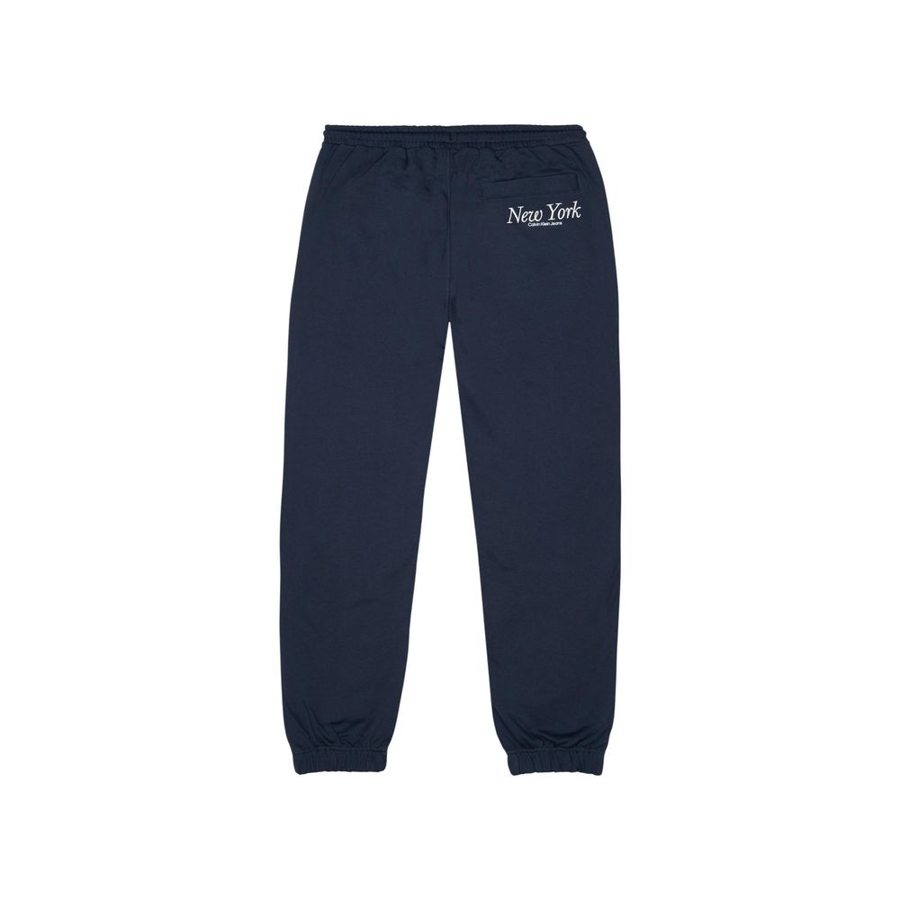 Calvin Klein Jeans Blue Organic Cotton Joggers Workout Pant - SMARTMARTNZ