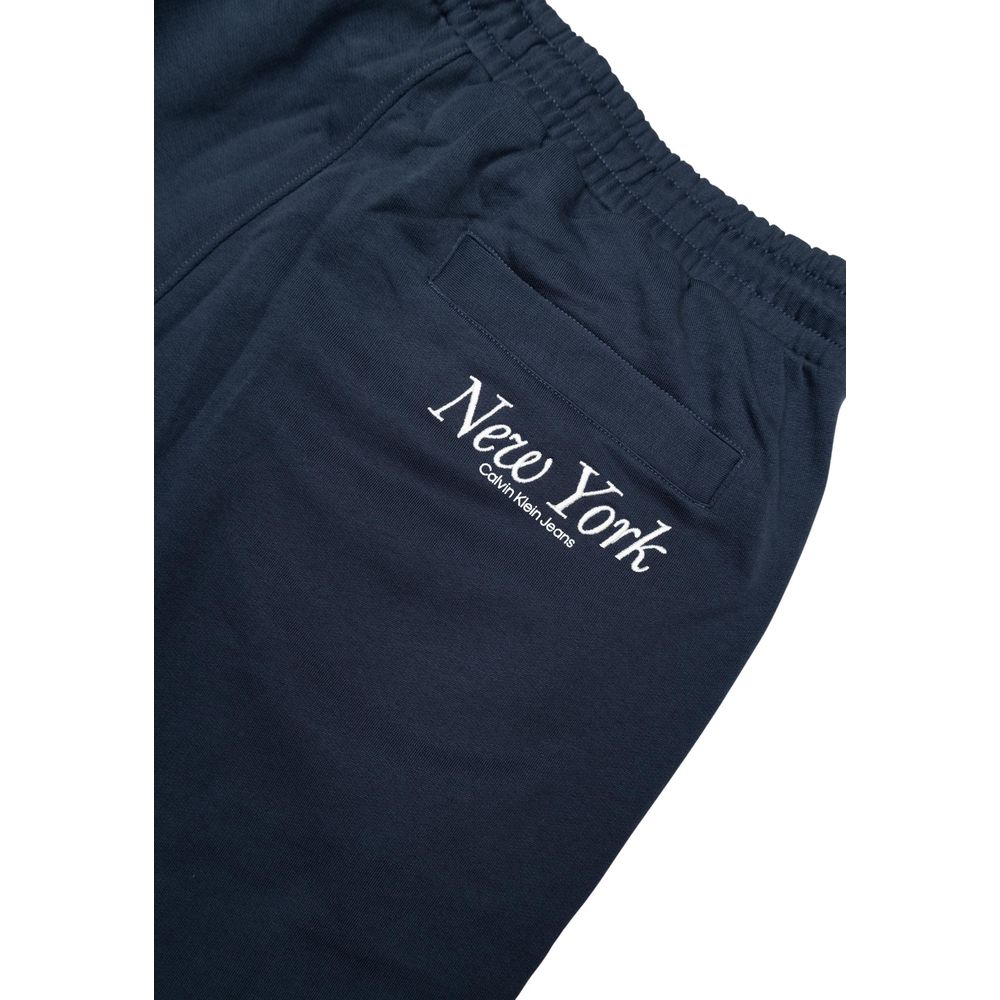 Calvin Klein Jeans Blue Organic Cotton Joggers Workout Pant - SMARTMARTNZ