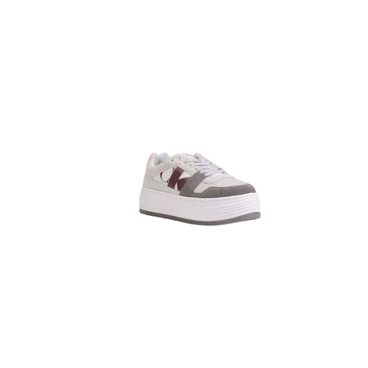 Calvin Klein Jeans Gray Leather Sneaker - SMARTMARTNZ