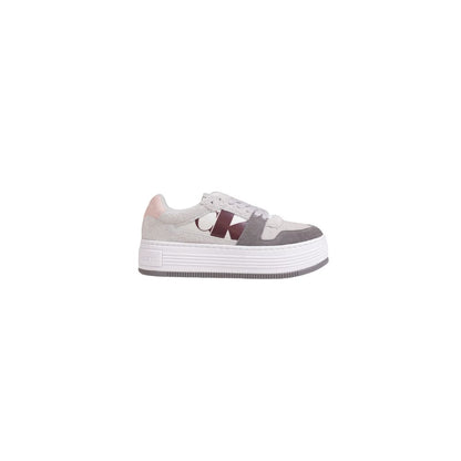Calvin Klein Jeans Gray Leather Sneaker - SMARTMARTNZ