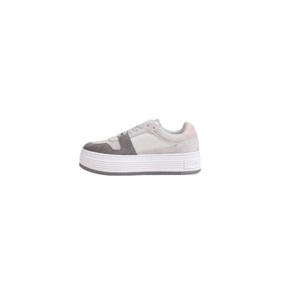 Calvin Klein Jeans Gray Leather Sneaker - SMARTMARTNZ