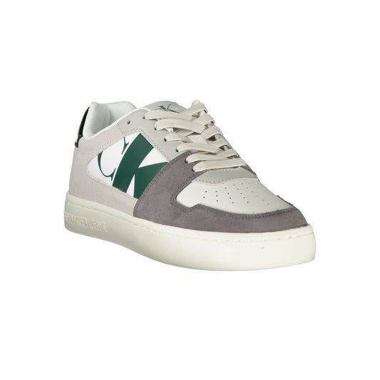 Calvin Klein White Polyester Men Sneaker - SMARTMARTNZ