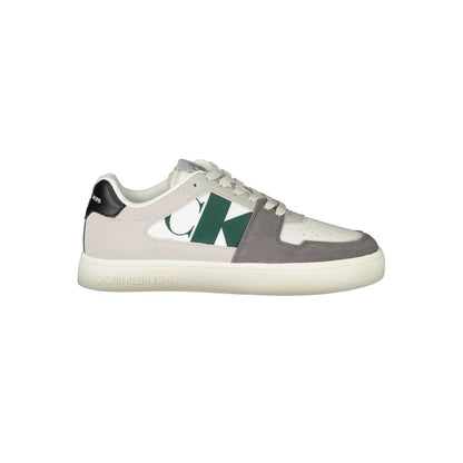 Calvin Klein White Polyester Men Sneaker - SMARTMARTNZ