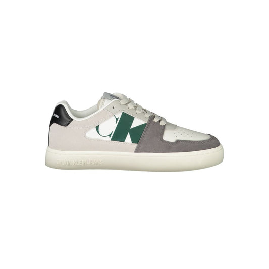 Calvin Klein White Polyester Men Sneaker - SMARTMARTNZ