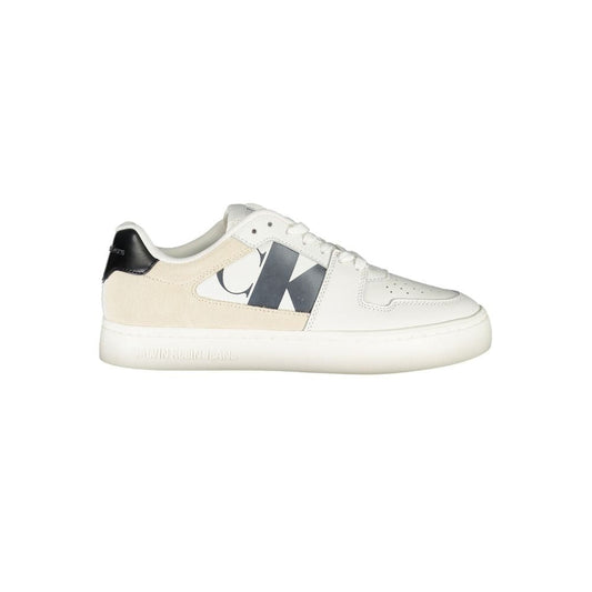 Calvin Klein White Polyester Sneaker - SMARTMARTNZ