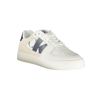 Calvin Klein White Polyester Sneaker - SMARTMARTNZ