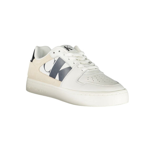 Calvin Klein White Polyester Sneaker - SMARTMARTNZ