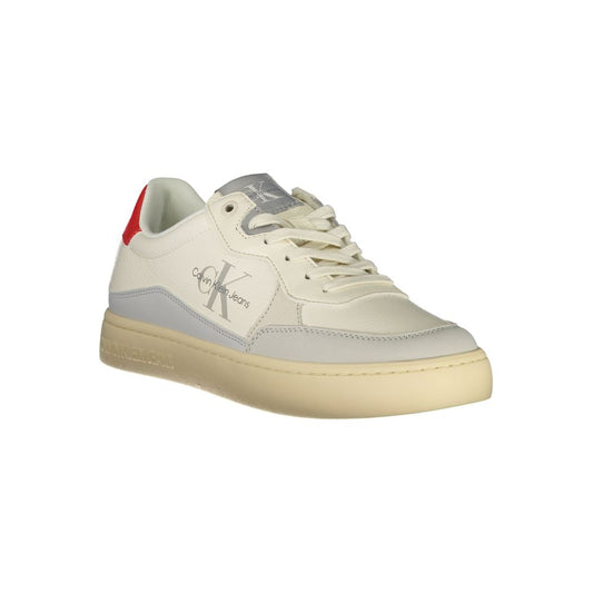 Calvin Klein White Polyester Sneaker - SMARTMARTNZ