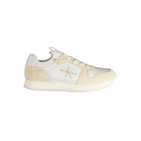 Calvin Klein White Polyester Sneaker - SMARTMARTNZ