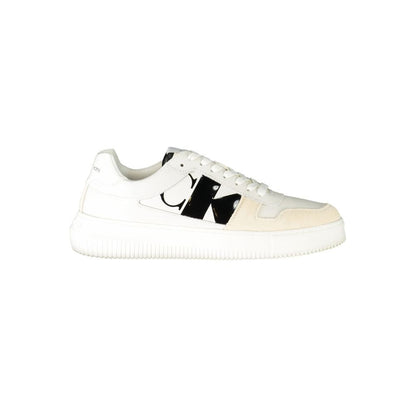 Calvin Klein White Polyester Sneaker - SMARTMARTNZ