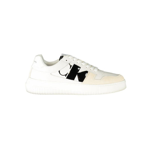 Calvin Klein White Polyester Sneaker - SMARTMARTNZ