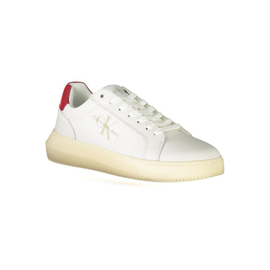 Calvin Klein White Polyester Sneaker - SMARTMARTNZ