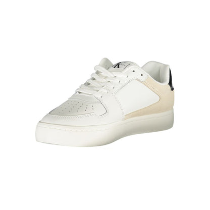 Calvin Klein White Polyester Sneaker - SMARTMARTNZ