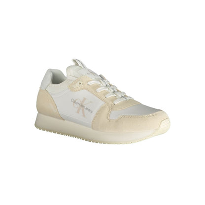 Calvin Klein White Polyester Sneaker - SMARTMARTNZ