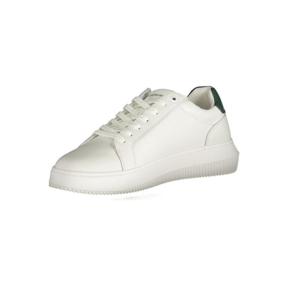 Calvin Klein White Polyester Sneaker - SMARTMARTNZ