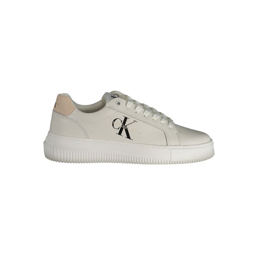 Calvin Klein White Polyester Sneaker - SMARTMARTNZ