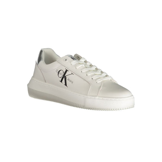 Calvin Klein White Polyester Sneaker - SMARTMARTNZ