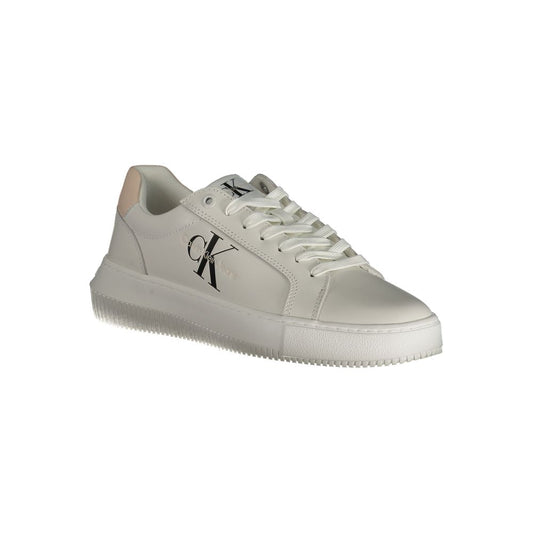 Calvin Klein White Polyester Sneaker - SMARTMARTNZ