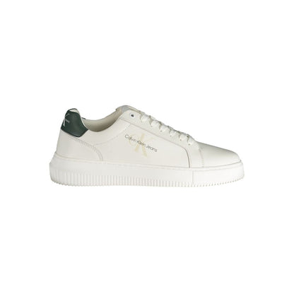 Calvin Klein White Polyester Sneaker - SMARTMARTNZ