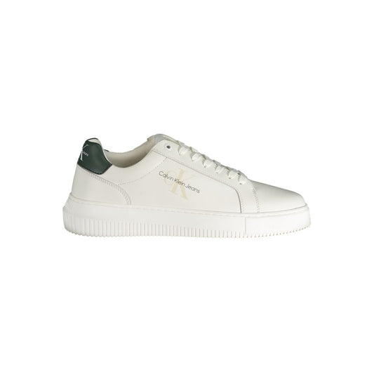 Calvin Klein White Polyester Sneaker - SMARTMARTNZ