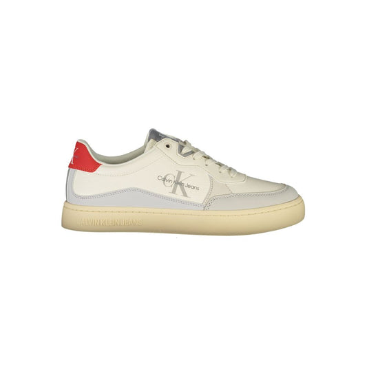 Calvin Klein White Polyester Sneaker - SMARTMARTNZ