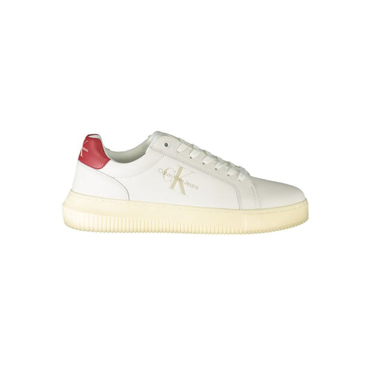 Calvin Klein White Polyester Sneaker - SMARTMARTNZ