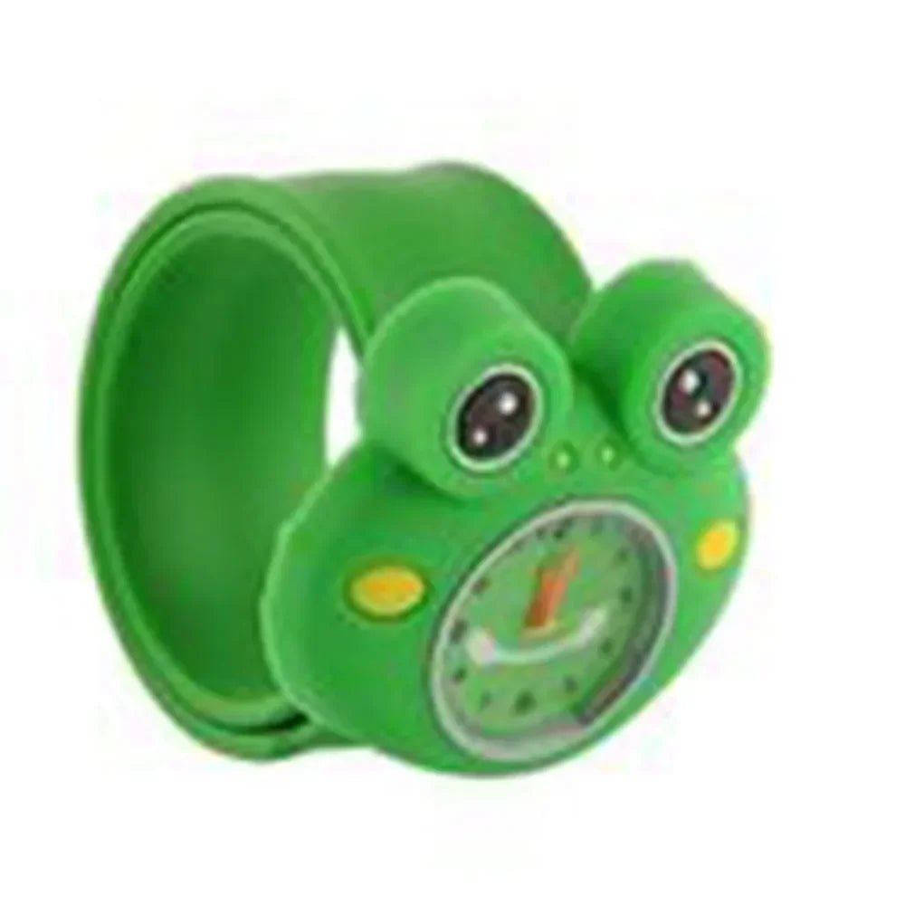 Cartoon Toy Watch for Kids – Animal & Fruit Pattern Silicone Slap Band - SMARTMARTNZ