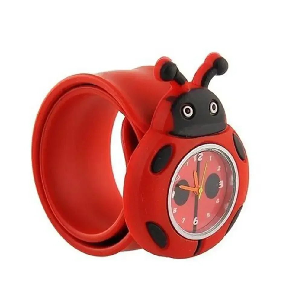 Cartoon Toy Watch for Kids – Animal & Fruit Pattern Silicone Slap Band - SMARTMARTNZ