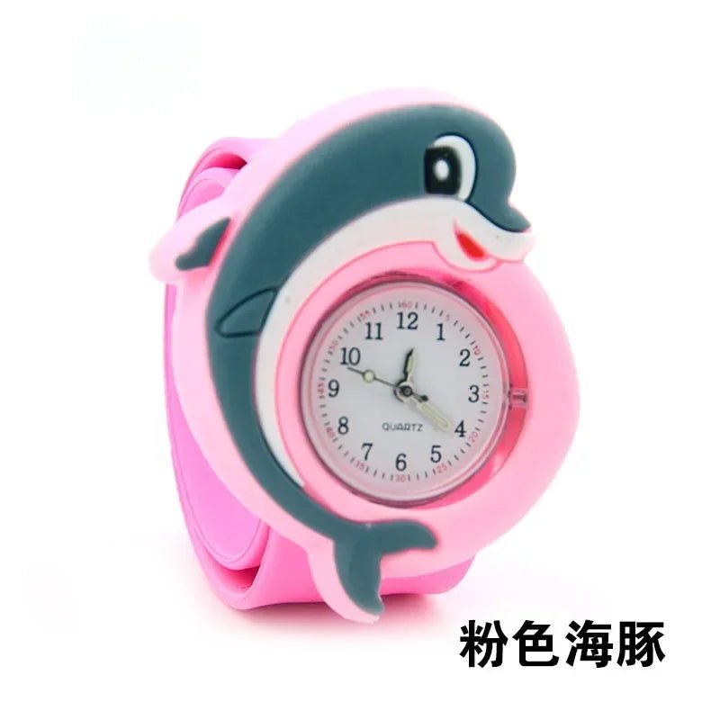 Cartoon Toy Watch for Kids – Animal & Fruit Pattern Silicone Slap Band - SMARTMARTNZ