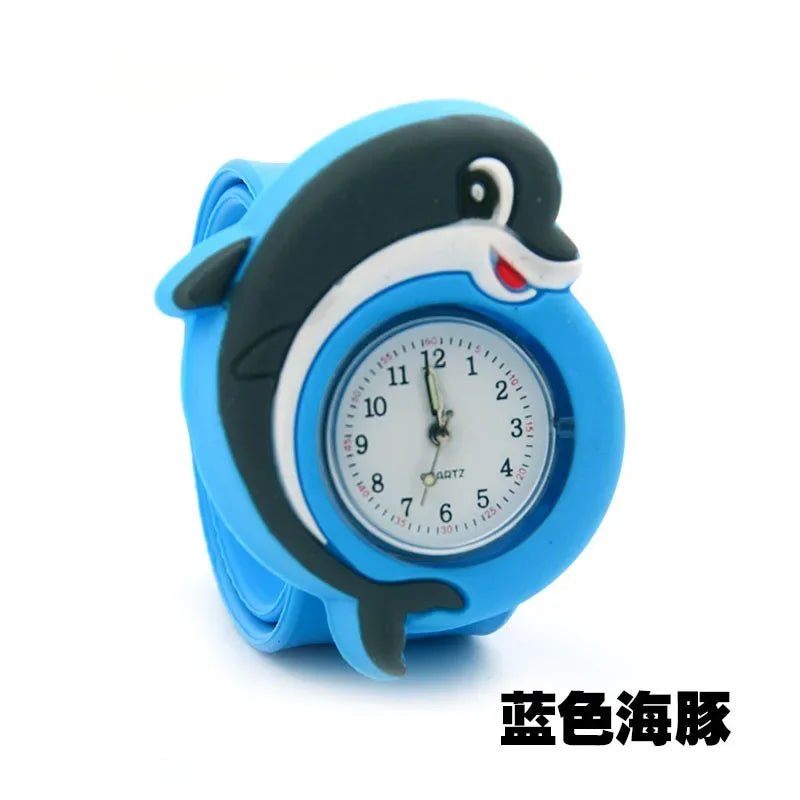Cartoon Toy Watch for Kids – Animal & Fruit Pattern Silicone Slap Band - SMARTMARTNZ