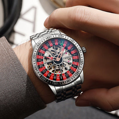 Casino Royale Men’s Mechanical Watch – Luminous Waterproof Dial - SMARTMARTNZ