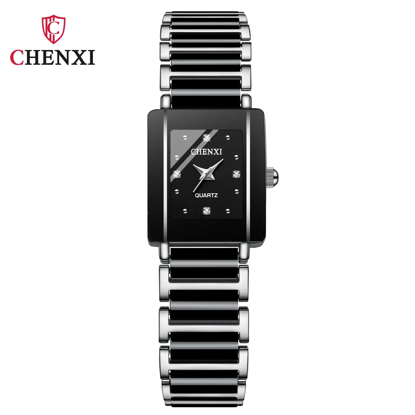 CHENXI 104A Luxury Couple Watches – Waterproof Quartz Watch for Men & Women with Simulated - Ceramic Strap | Elegant His & Hers Set - SMARTMARTNZ