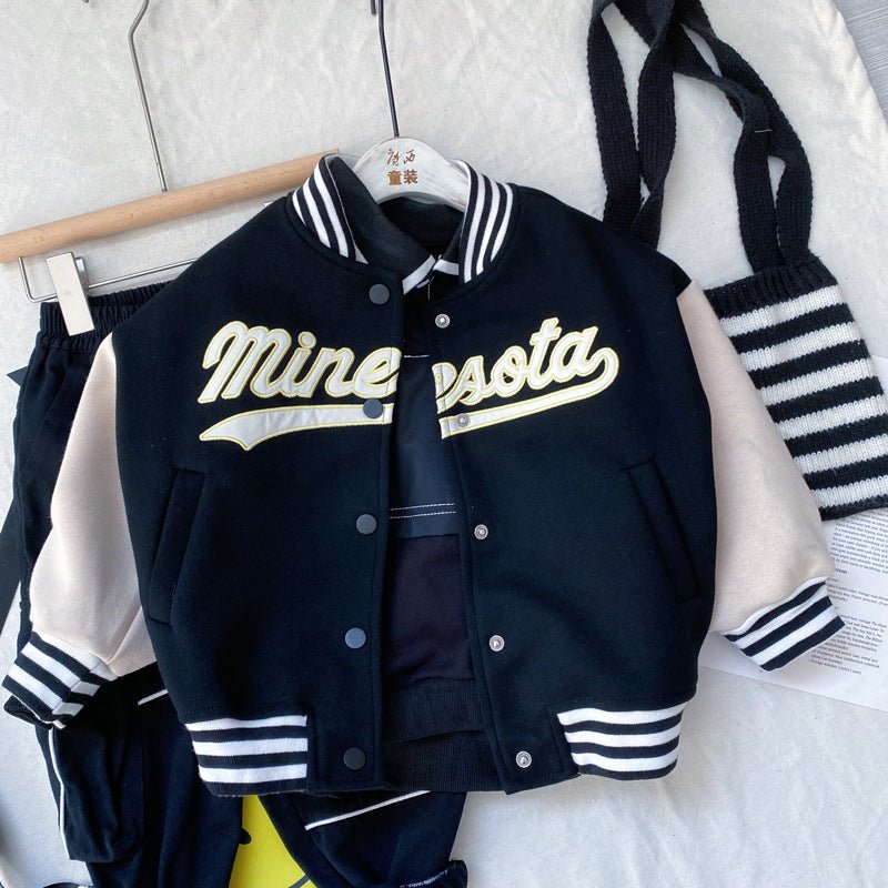 Children's Clothing Boys All - match Korean Baseball Uniform Jacket - SMARTMARTNZ